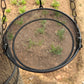 🐦 50% OFF! ✨ Hanging Wild Bird Feeder Tray – Rust-Resistant Metal Mesh Platform, 360° Open Feeding Area & Heavy-Duty Three-Point Hanging Chains – Classic Matte Black Garden Accent for Backyard Birding 🌿