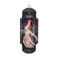 🎉 LIMITED TIME 50% OFF! 💀 Spooky Skull Door Bell Hanging Decoration – Moving Skeleton Claw, Red Glowing Eye & Creepy Mist Effect 👻