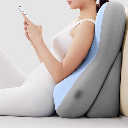 🎉 LIMITED TIME 50% OFF! 🛏️ Ergonomic Reading Backrest Pillow with Arms – Memory Foam Support for Bed & Couch, Relieves Back Pain 💤