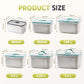 🥗 LIMITED TIME 50% OFF! 🧊 2 in 1 Draining Fresh-Keep Food Container with Built-in Colander – Leakproof Fridge Storage for Fruits & Veggies ✨