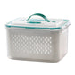 🥗 LIMITED TIME 50% OFF! 🧊 2 in 1 Draining Fresh-Keep Food Container with Built-in Colander – Leakproof Fridge Storage for Fruits & Veggies ✨