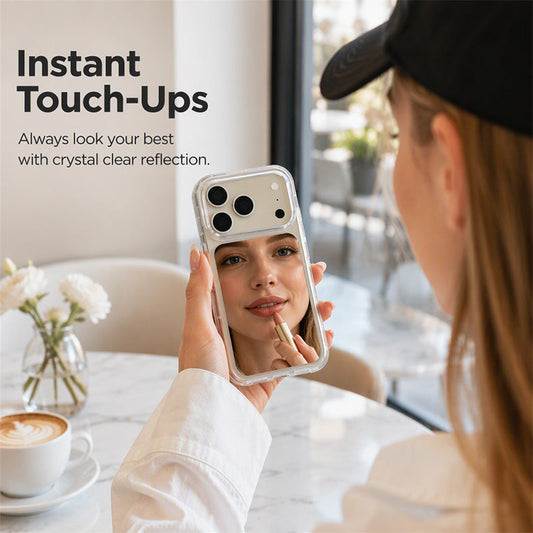 🎉 2026 SALE 50% OFF! 💞 Shockproof Makeup Mirror Phone Case – Slim, Integrated HD Mirror & Armor Grade Protection ✨