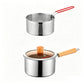 🍳 50% OFF! ✨ Multifunctional 304 Stainless Steel Frying Pot – Compact Oil-Saving Design, Visible Glass Lid & Universal Stove Compatibility – Healthy Frying for Small Families 🥘
