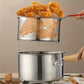 🍳 50% OFF! ✨ Multifunctional 304 Stainless Steel Frying Pot – Compact Oil-Saving Design, Visible Glass Lid & Universal Stove Compatibility – Healthy Frying for Small Families 🥘