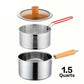 🍳 50% OFF! ✨ Multifunctional 304 Stainless Steel Frying Pot – Compact Oil-Saving Design, Visible Glass Lid & Universal Stove Compatibility – Healthy Frying for Small Families 🥘