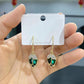 🌹 2026 SALE 50% OFF! 💎 Elegant Rosebud C-Shaped Hoop Earrings – Rhinstone Embellished, Lightweight Alloy, 4 Colors ✨