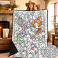 🎉 LIMITED TIME 50% OFF! 🎨 DIY Kids' Coloring Blanket – Washable Flannel, Creative Fun & Family Bonding ✨