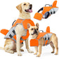🐕 LIMITED TIME 50% OFF! 🌊 Dog Life Jacket with Removable Front Float – Superior Buoyancy, Secure Back Handle & Adjustable Waist Buckles ✨
