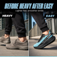 Men's Lightweight Breathable Thick Sole Sneakers 