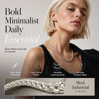 🎉 LIMITED TIME 50% OFF! ✨ Elegant Silver-Tone Braided Wheat Chain Necklace – Classic Weave, Durable Lobster Clasp & Lightweight Everyday Style 💫