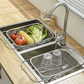 🎉 LIMITED TIME 50% OFF! 🍳 Stainless Steel Telescopic Drainer Basket – Adjustable Fit, Multi-Functional Draining & Space-Saving Hanging Design ✨
