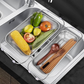 🎉 LIMITED TIME 50% OFF! 🍳 Stainless Steel Telescopic Drainer Basket – Adjustable Fit, Multi-Functional Draining & Space-Saving Hanging Design ✨