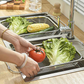 🎉 LIMITED TIME 50% OFF! 🍳 Stainless Steel Telescopic Drainer Basket – Adjustable Fit, Multi-Functional Draining & Space-Saving Hanging Design ✨