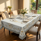 🎉 LIMITED TIME 50% OFF! 🌸 Elegant Waterproof Embossed Floral Tablecloth – Oil-Proof, Durable Polyester & Easy Clean for Dining ✨