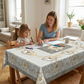 🎉 LIMITED TIME 50% OFF! 🌸 Elegant Waterproof Embossed Floral Tablecloth – Oil-Proof, Durable Polyester & Easy Clean for Dining ✨