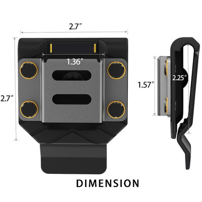 ⏰Heavy-Duty Belt Clip Drill Holster