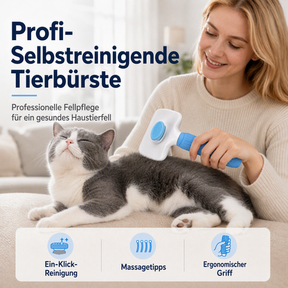 🎉 LIMITED TIME 50% OFF! 🐾 Self-Cleaning Pet Deshedding Brush – Removes Loose Hair, Gentle Rounded Tips & Ergonomic Handle ✨