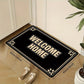 🎉 LIMITED TIME 50% OFF! 😂 Funny Text Print Welcome Doormat – Humorous Design, Durable Fibers & Non-Slip Backing for All-Season Use 🚪