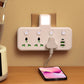 🎉 LIMITED TIME 50% OFF! 🔌 Connecting Socket with Type-C Charging Plug – 2 USB Ports, Night Light Option & Worldwide Plug Compatibility ✨