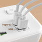 🎉 LIMITED TIME 50% OFF! 🔌 Connecting Socket with Type-C Charging Plug – 2 USB Ports, Night Light Option & Worldwide Plug Compatibility ✨