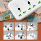 🎉 LIMITED TIME 50% OFF! 🔌 Connecting Socket with Type-C Charging Plug – 2 USB Ports, Night Light Option & Worldwide Plug Compatibility ✨