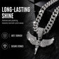 🎉 2026 SALE 50% OFF! ✨ Men's Sparkling Rhinestone Pendant Necklace – AAA Rhinestones, Iconic Wing Sculpture & Long-Lasting Shine 💎
