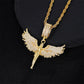 🎉 2026 SALE 50% OFF! ✨ Men's Sparkling Rhinestone Pendant Necklace – AAA Rhinestones, Iconic Wing Sculpture & Long-Lasting Shine 💎