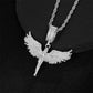 🎉 2026 SALE 50% OFF! ✨ Men's Sparkling Rhinestone Pendant Necklace – AAA Rhinestones, Iconic Wing Sculpture & Long-Lasting Shine 💎