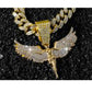 🎉 2026 SALE 50% OFF! ✨ Men's Sparkling Rhinestone Pendant Necklace – AAA Rhinestones, Iconic Wing Sculpture & Long-Lasting Shine 💎
