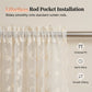 📢 LIMITED TIME 50% OFF! ⏰🌸 Embroidered Floral Tie-Up Sheer Curtain – Elegant Floral Embroidery, Soft Sunlight Filter & Adjustable Ribbon Design ✨
