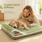🎉 LIMITED TIME 50% OFF! 🐾 Premium Plush Pet Sleeping Mat – Orthopedic Support, Crystal Velvet Softness & Ergonomic Neck Pillow Edge 🛏️