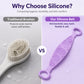 🧼 50% OFF! ✨ Silicone Double-Sided Back Scrubber – Two Textured Sides, Extended Reach Belt & Soft Food-Grade Silicone – Gentle Effective Full-Body Clean 🚿