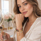 🎉 LIMITED TIME 50% OFF! 💎 Elegant Tourmaline Bracelet – Double-Wrap Design with Crystal Accents & Lock Charm ✨