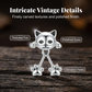 🎉 LIMITED TIME 50% OFF! 🐱 3D Cute Peeking Cat Stud Earrings – Playful Front-Back Design, Vintage Silver Finish & Lightweight Comfort ✨