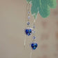 ⏳ LIMITED TIME 50% OFF! ⏰ Exquisite Blue Heart Synthetic Gemstone Threader Earrings – Dazzling Sapphire Look, Hypoallergenic & Timeless 💙