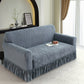 🛋️ -50% ! 😌 Housse de Canapé Antidérapante à Volants – Tissu Jacquard – Bord Élastique & Couverture Totale pour Protection Quotidienne sans Glissement 🏠