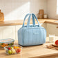 🧊 LIMITED TIME 50% OFF! 🥪 Quilted Insulated Water-Resistant Lunch Bag – Thermal Insulation, Spacious & Commute-Ready for Work, School & Travel ✨