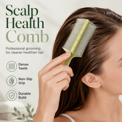 ⏳ LIMITED TIME 50% OFF! ⏰ Double-Sided Ultra-Fine Tooth Comb – Scalp Health Design, Ergonomic Grip & Dense Teeth for Gentle Detangling 🪮