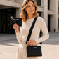 🎉 LIMITED TIME 50% OFF! 👛 Women Wave Embossed Crossbody Bag Set – Wide Strap Commuter Shoulder Bag with Matching Coin Pouch ✨