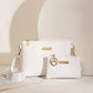 🎉 LIMITED TIME 50% OFF! 👛 Women Wave Embossed Crossbody Bag Set – Wide Strap Commuter Shoulder Bag with Matching Coin Pouch ✨
