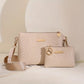 🎉 LIMITED TIME 50% OFF! 👛 Women Wave Embossed Crossbody Bag Set – Wide Strap Commuter Shoulder Bag with Matching Coin Pouch ✨