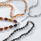 🎉 LIMITED TIME 50% OFF! 📿 Retro Multi-Layer Beaded Necklace – Stacked Look, Earth Tones & Metallic Accents – Adjustable Lobster Clasp ✨
