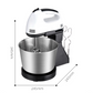 🎉 LIMITED TIME 50% OFF! 🎂 2-in-1 Stand & Hand Electric Mixer – 7-Speed Control, 2L Bowl, Beaters & Dough Hooks – UK Plug ✨