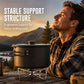 🎉 LIMITED TIME 50% OFF! 🏕️ Ultralight Outdoor Alcohol Stove Stand – Foldable Steamer Rack Design, Stable Support & Only 31g ✨