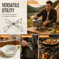 🎉 LIMITED TIME 50% OFF! 🏕️ Ultralight Outdoor Alcohol Stove Stand – Foldable Steamer Rack Design, Stable Support & Only 31g ✨