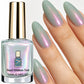 📢 LIMITED TIME 50% OFF! ⏰ Glitter Aurora Cat Eye Gel Polish – Mint-Toned Aurora Shimmer, Jelly-Clear Nude Base & Lasting Gloss Finish 💅✨