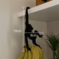 🐒 LIMITED TIME 50% OFF! Monkey Shaped Banana Hook – Hang Fruit, Keys & Bags – Playful Storage with Personality! ✨