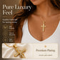💫 LIMITED TIME 50% OFF! Women's Sparkling Twisted Knot Cross Pendant Necklace – Elegant Faith-Inspired Design with Brilliant Shine ✨