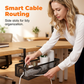 🔌 LIMITED TIME 50% OFF! 🖥️ Under Desk Cable Organizer – Sturdy Clips, Tangle-Free & Easy Install – Keeps Cables Neat and Out of Sight ✨