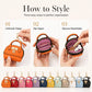 🎉 LIMITED TIME 50% OFF! 🐚 Mini Shell Bag Keychain – PU Leather Lipstick Coin Purse with Golden Padlock & Tassel ✨